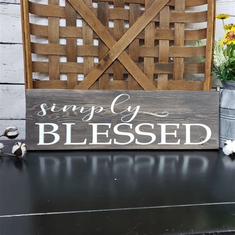 Download Simply Blessed - Farmhouse Sign Cut Images